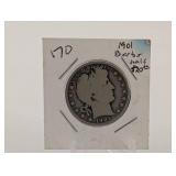 Barber Half Dollar - 1901