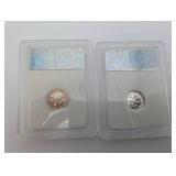 1962 And 1961 Proof 90% Silver Roosevelt Dimes