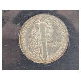 Complete Mercury Dime Year Set - 1942 & 1944 in Display Case (Sealed)