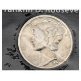 Complete Mercury Dime Year Set - 1942 & 1944 in Display Case (Sealed)