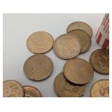 Lot of Presidential Dollar Coins.