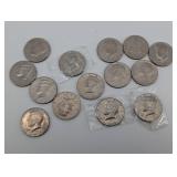 Various Date Kennedy Half Dollars