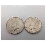 1964 90% Silver Kennedy Half Dollars