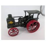 Advance Rumely Oil Pull Tractor Toy - Vintage Cast Metal with Red Spoked Wheels