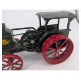 Advance Rumely Oil Pull Tractor Toy - Vintage Cast Metal with Red Spoked Wheels