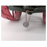 Advance Rumely Oil Pull Tractor Toy - Vintage Cast Metal with Red Spoked Wheels