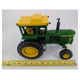 John Deere 4520 Diesel Tractor Model - Green w/ Yellow Wheels