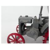 Case Tractor Toy - Vintage Metal Farm Tractor With Red Spoked Wheels