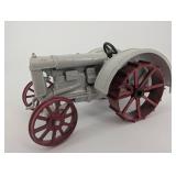 Fordson Tractor Toy - Vintage Detroit USA Plastic w/ Red Spoked Wheels