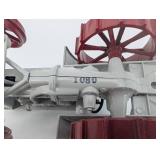 Fordson Tractor Toy - Vintage Detroit USA Plastic w/ Red Spoked Wheels