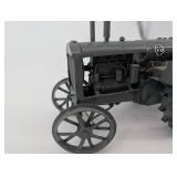Vintage Metal Toy Tractor - Large Spoked Rear Wheels, TC Monogram