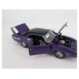 Plymouth Superbird 1969 Purple Die-Cast Model Car - Opening Doors & Hood