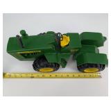 John Deere 8010 Diesel Tractor Toy - Green & Yellow Die-Cast Model