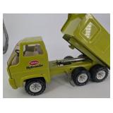 Tonka Hydraulic Dump Truck - Lime Green 6-Wheel Toy
