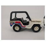 NASA United States Die-Cast Jeeps (Lot of 2) - Made in Japan