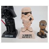 Darth Vader, Stormtrooper & Chewbacca Figures