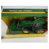 John Deere Tractor Loader Toy with Front Loader - Lights and Sounds