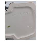 AMC NY NY - Holstein Cow Ceramic Figurine Set (Adult & Calf) - Made in Taiwan