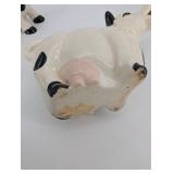 3-Piece Ceramic Cow Figurine Set - Farmhouse Decor