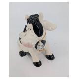 3-Piece Ceramic Cow Figurine Set - Farmhouse Decor