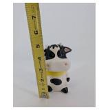 3-Piece Ceramic Cow Figurine Set - Farmhouse Decor