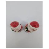 Santa Claus Salt & Pepper Shaker Pair - Ceramic - Made in China