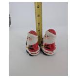 Santa Claus Salt & Pepper Shaker Pair - Ceramic - Made in China