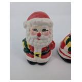 Santa Claus Salt & Pepper Shaker Pair - Ceramic - Made in China