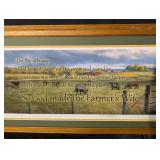 So God Made the Farmer's Wife Framed Print