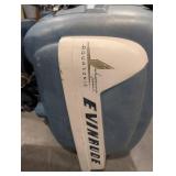 Evinrude Aquasonic Outboard Motor - Power Tilt Vintage Marine Engine