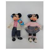 Disney Mickey & Minnie Plush Dolls - (Lot of 2)