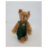 John Deere Plush Bear in Green Overalls