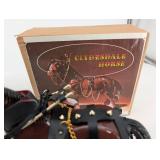 Clydesdale Horse Figurines with Harness - 2-Pack