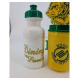 NDSU Dining Services Drinkware Set - 2 White Bottles & Yellow Cup