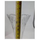 Lenox Lead Crystal Vase - Tall Hand-Cut 15 in