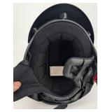 Harley-Davidson DOT Black Full-Face Motorcycle Helmet with Flame Decal, Includes Bag