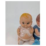 Baby Dolls & Puppy Figurine Lot (Lot of 5)