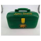 John Deere Kids Green Plastic Lunch Box Case with Yellow Latch