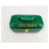 John Deere Kids Green Plastic Lunch Box Case with Yellow Latch
