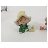 Homco 5213 Elf Figurines Set of 3 - Made in Taiwan