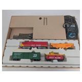 Tyco Overnight Freight Rock Island HO Train Set with Deluxe Power Pack