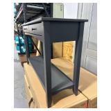 Cedar Springs Charcoal Black 2-Drawer Wood Console Table (47.48 in. W X 30 in. H) MSRP $265