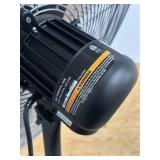 Strongway 30in. Industrial Pedestal Fan, 6500 CFM, 3/8 HP, 3 Speeds