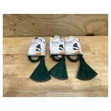 2 ft. 14/3 Light Duty Indoor/Outdoor Extension Cord with Multiple Outlet Triple Tap End, Green (lot of 3)