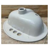 Mansfield 251-4 Alto II 19" Vitreous China Drop in Bathroom Sink with 3 Faucet Holes at 4" Centers and Overflow White Sinks Bathroom Sinks Sinks Only