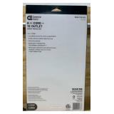 Commercial Electric 6 FT Cord + 12 Outlet Surge Protector