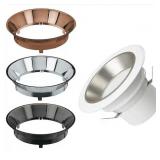 Commercial Electric 4 in LED Color Changing Interchangeable Recessed Trim lot of 4