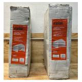 *Ironton 10ft. x 20ft. Outdoor Canopy Tent Enclosure Kit, White lot of 2 #5854937 (Not a Canopy!)