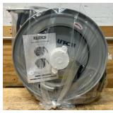 *Klutch Auto-Rewind Air Hose Reel with 3/8in. x 50ft. Rubber Hose, 300 PSI #73430 Msrp $139.99