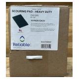 Reliable Scouring Pad - Heavy Duty Pad Size 6  x 9  15 Pads Each